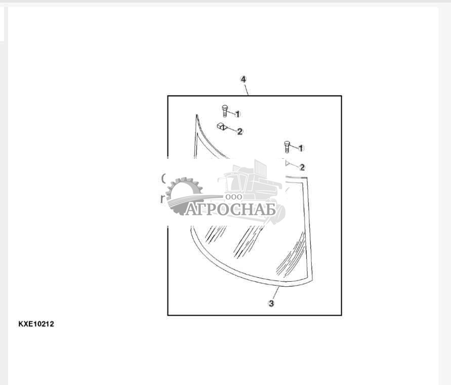 Комплект ветрового стекла, Китай 